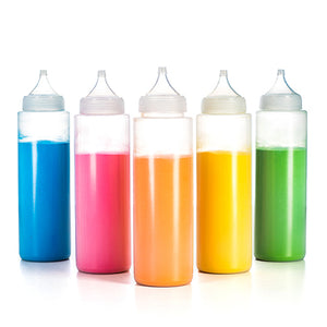 Colour Powder Squeeze Bottles